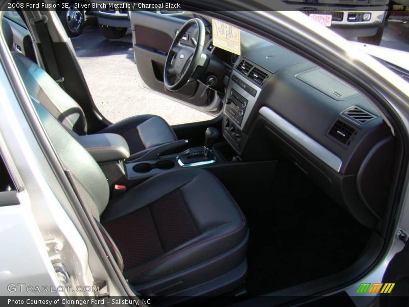 Silver Birch Metallic / Charcoal Black 2008 Ford Fusion SE