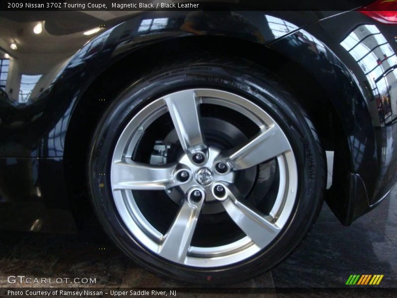 Magnetic Black / Black Leather 2009 Nissan 370Z Touring Coupe