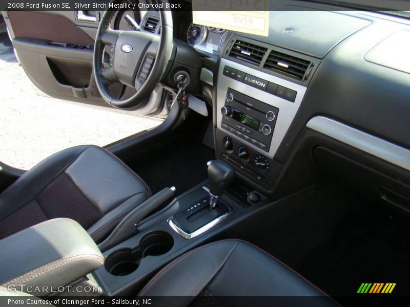 Silver Birch Metallic / Charcoal Black 2008 Ford Fusion SE