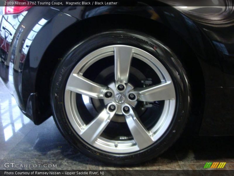 Magnetic Black / Black Leather 2009 Nissan 370Z Touring Coupe