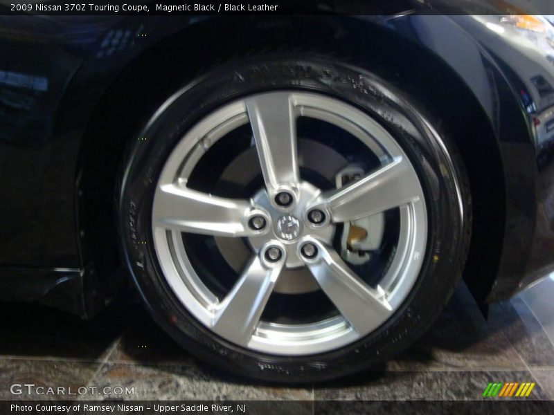 Magnetic Black / Black Leather 2009 Nissan 370Z Touring Coupe