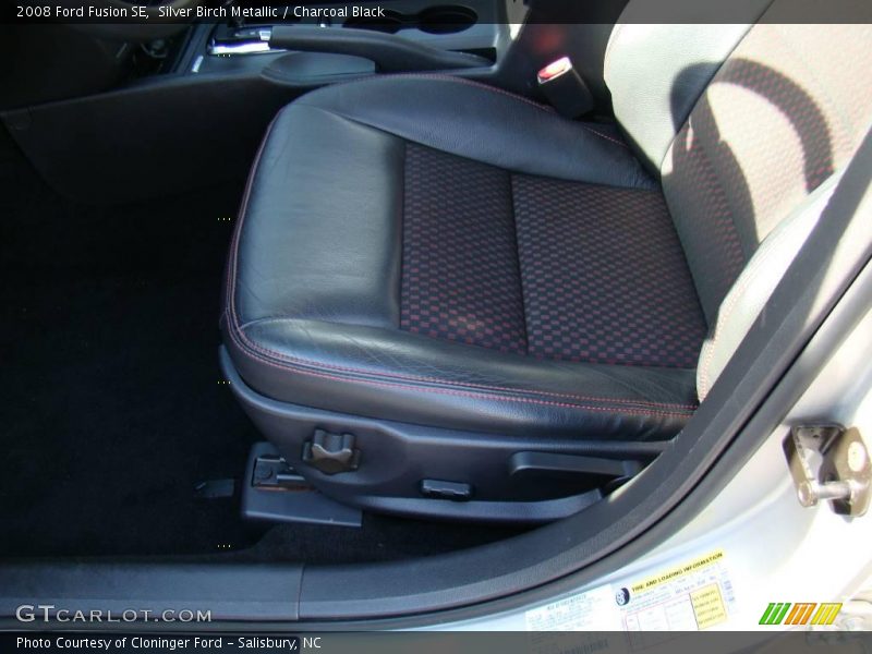 Silver Birch Metallic / Charcoal Black 2008 Ford Fusion SE
