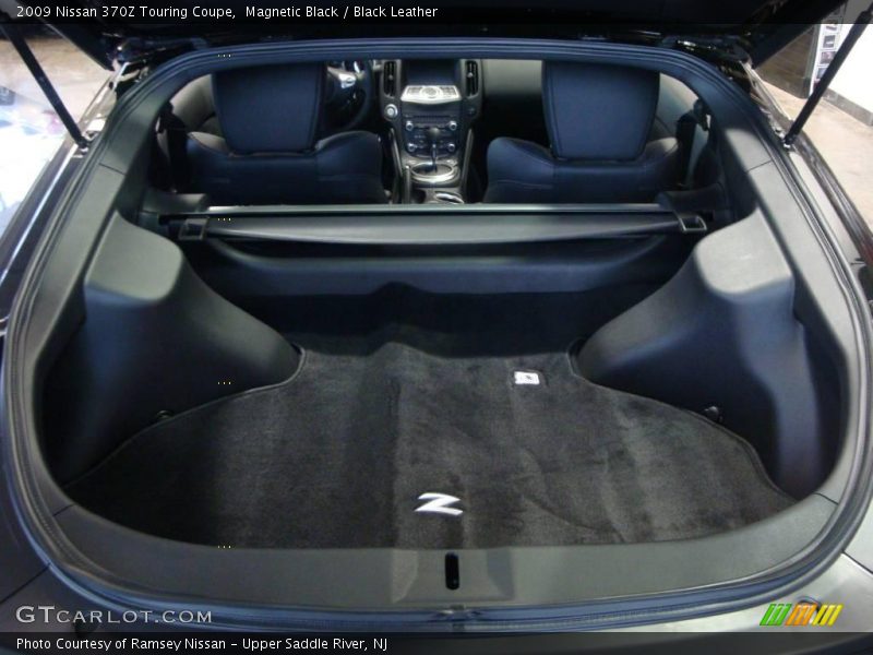 Magnetic Black / Black Leather 2009 Nissan 370Z Touring Coupe