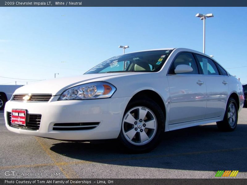 White / Neutral 2009 Chevrolet Impala LT