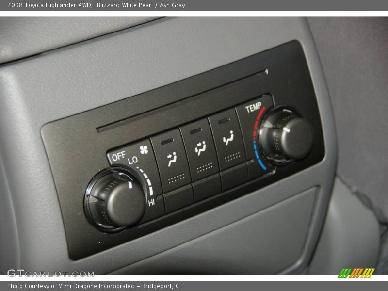 Blizzard White Pearl / Ash Gray 2008 Toyota Highlander 4WD