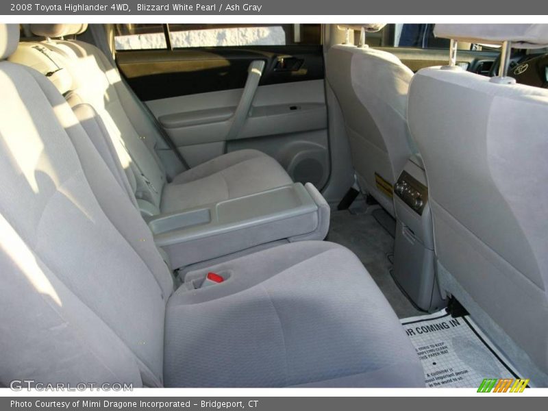 Blizzard White Pearl / Ash Gray 2008 Toyota Highlander 4WD