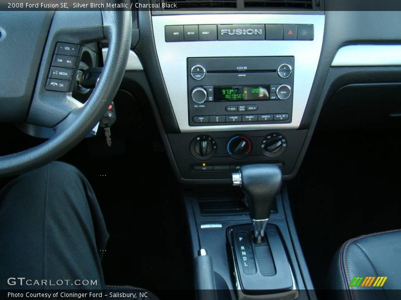Silver Birch Metallic / Charcoal Black 2008 Ford Fusion SE