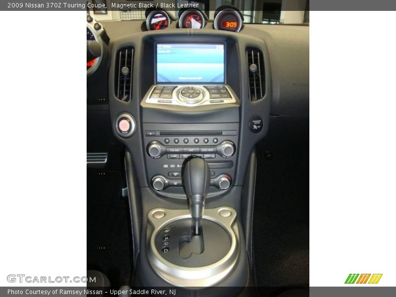 Magnetic Black / Black Leather 2009 Nissan 370Z Touring Coupe