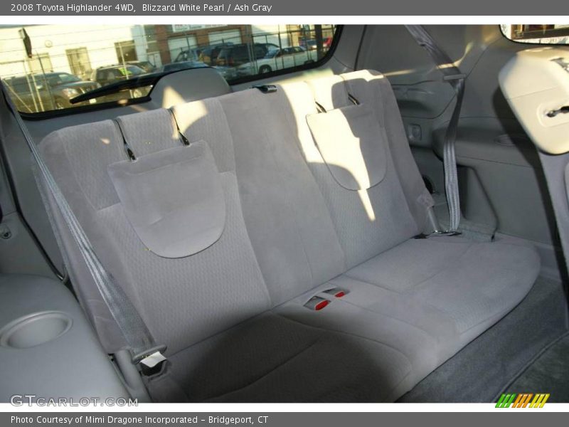 Blizzard White Pearl / Ash Gray 2008 Toyota Highlander 4WD