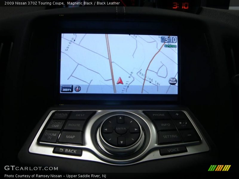 Magnetic Black / Black Leather 2009 Nissan 370Z Touring Coupe