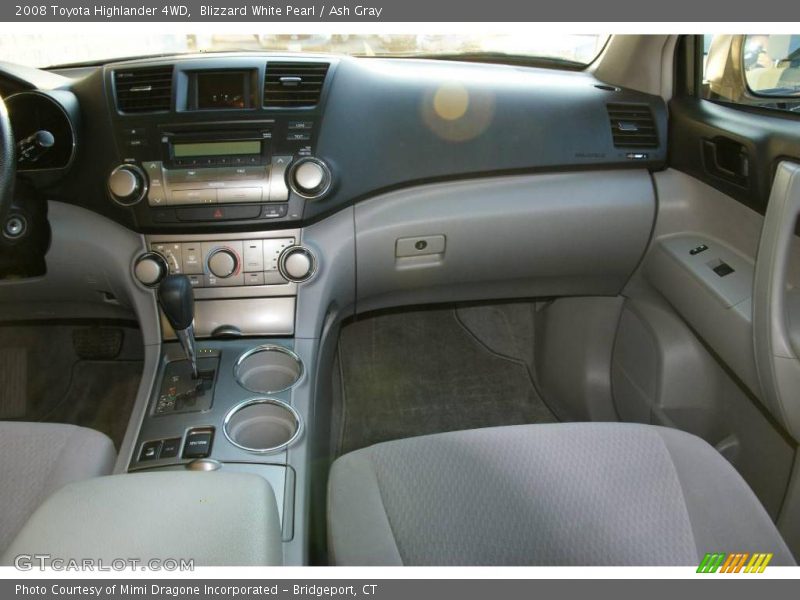 Blizzard White Pearl / Ash Gray 2008 Toyota Highlander 4WD