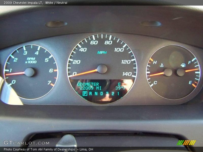 White / Neutral 2009 Chevrolet Impala LT