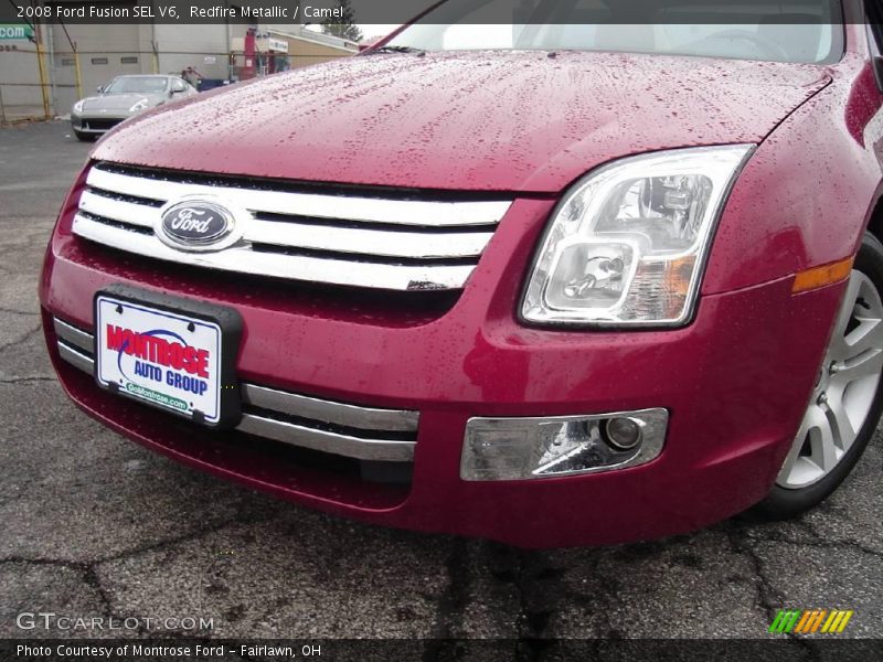 Redfire Metallic / Camel 2008 Ford Fusion SEL V6
