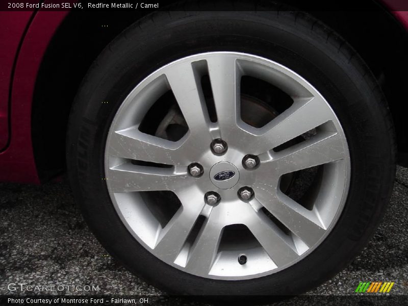 Redfire Metallic / Camel 2008 Ford Fusion SEL V6