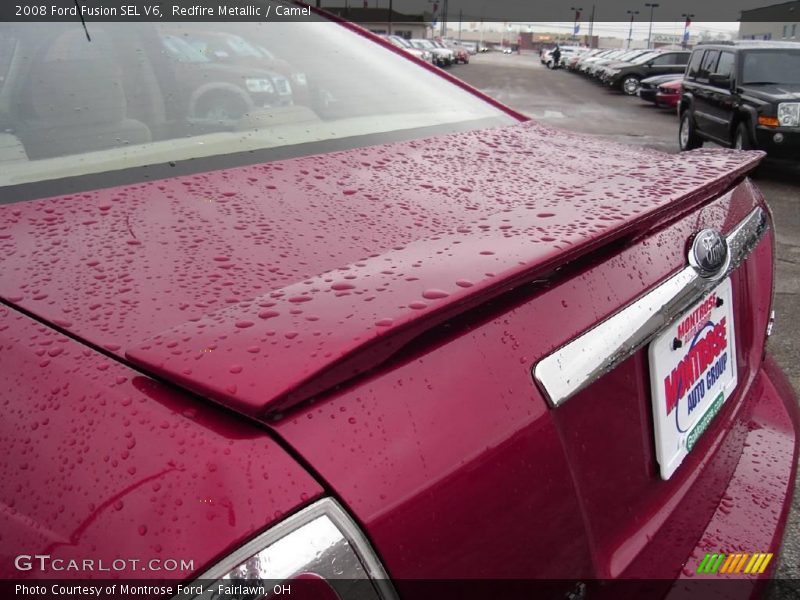 Redfire Metallic / Camel 2008 Ford Fusion SEL V6
