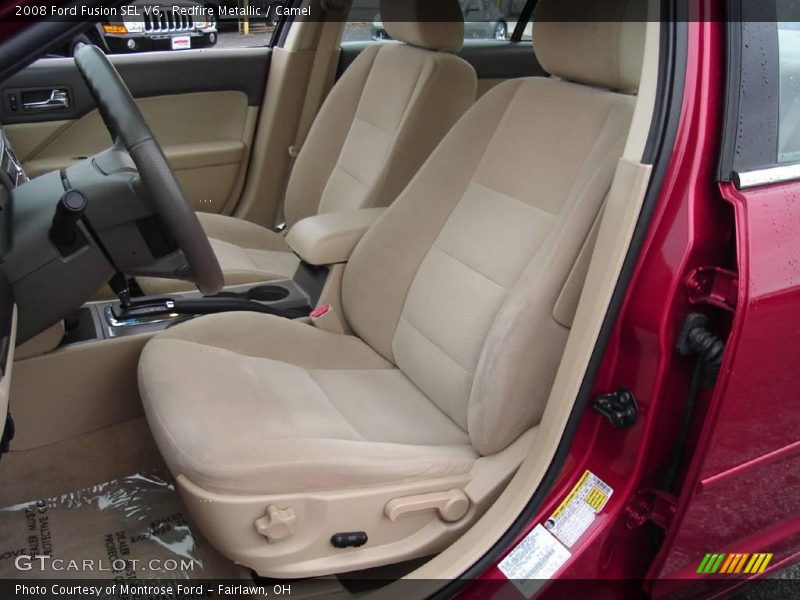 Redfire Metallic / Camel 2008 Ford Fusion SEL V6