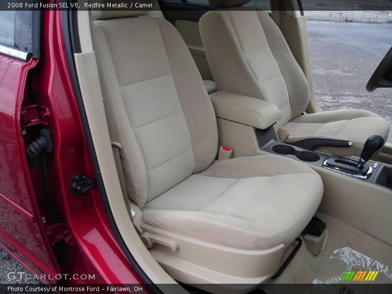 Redfire Metallic / Camel 2008 Ford Fusion SEL V6