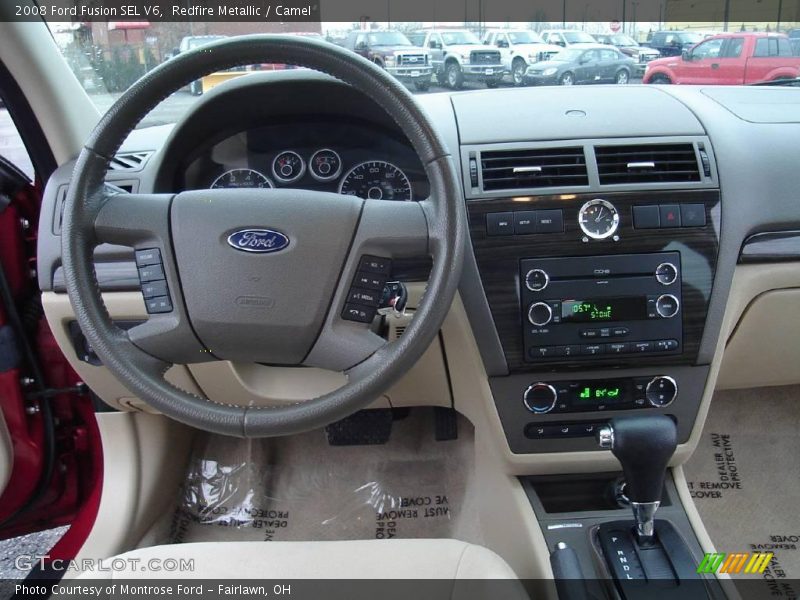 Redfire Metallic / Camel 2008 Ford Fusion SEL V6
