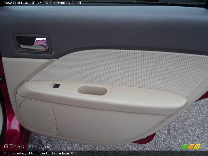 Redfire Metallic / Camel 2008 Ford Fusion SEL V6