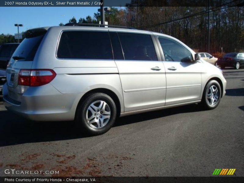 Silver Pearl Metallic / Gray 2007 Honda Odyssey EX-L
