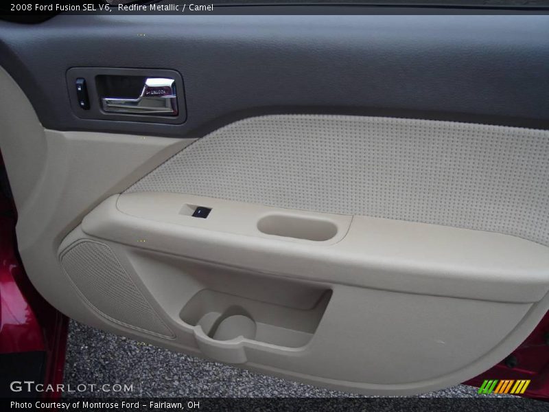 Redfire Metallic / Camel 2008 Ford Fusion SEL V6