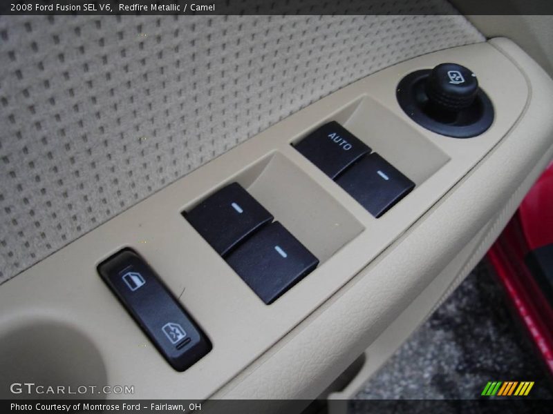 Redfire Metallic / Camel 2008 Ford Fusion SEL V6