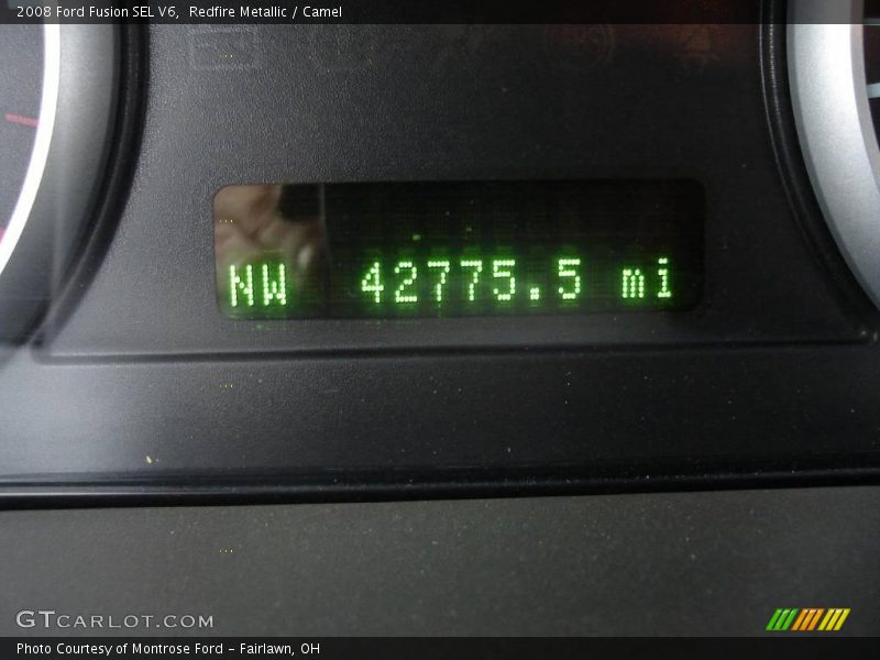Redfire Metallic / Camel 2008 Ford Fusion SEL V6
