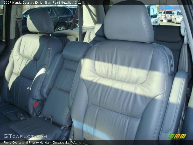 Silver Pearl Metallic / Gray 2007 Honda Odyssey EX-L