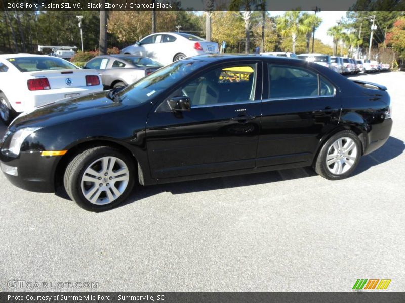 Black Ebony / Charcoal Black 2008 Ford Fusion SEL V6