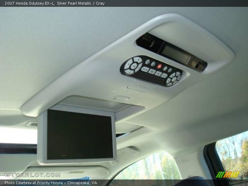 Silver Pearl Metallic / Gray 2007 Honda Odyssey EX-L