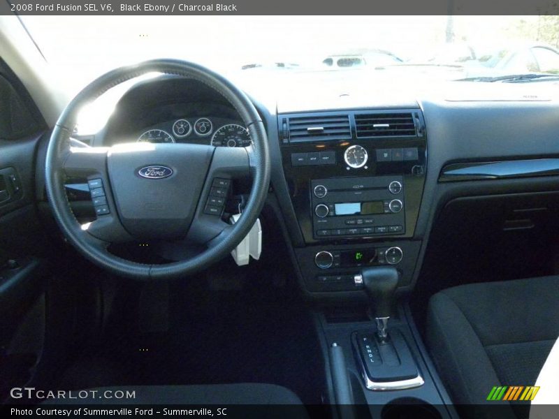 Black Ebony / Charcoal Black 2008 Ford Fusion SEL V6