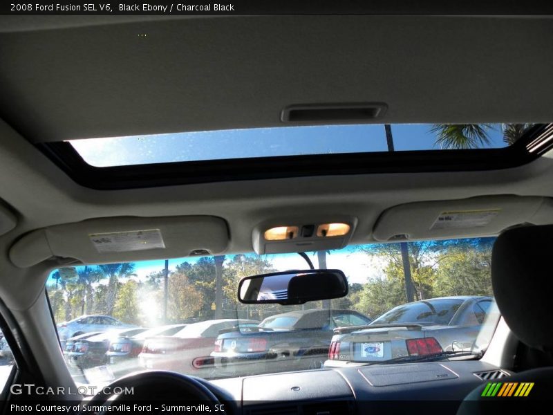 Black Ebony / Charcoal Black 2008 Ford Fusion SEL V6