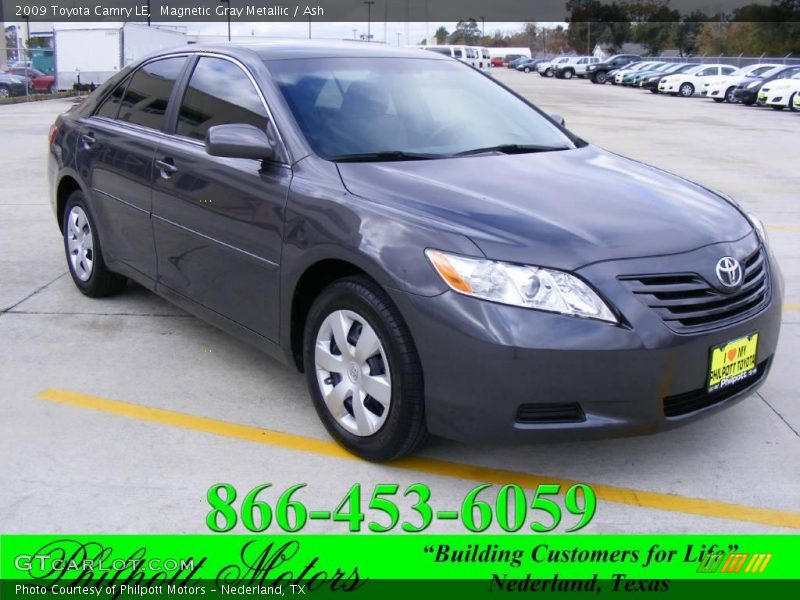 Magnetic Gray Metallic / Ash 2009 Toyota Camry LE
