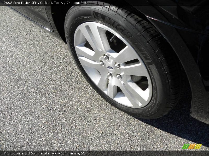 Black Ebony / Charcoal Black 2008 Ford Fusion SEL V6