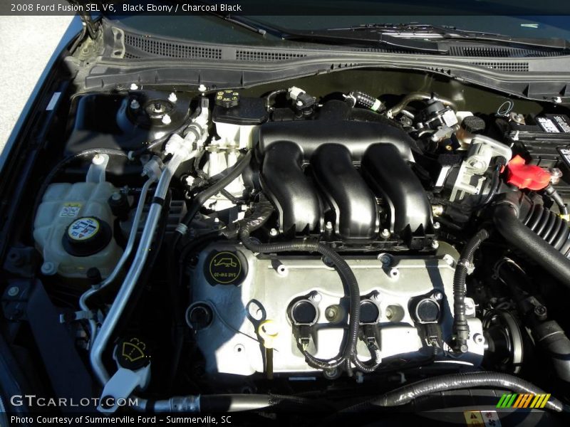 Black Ebony / Charcoal Black 2008 Ford Fusion SEL V6