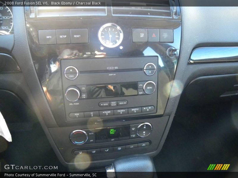 Black Ebony / Charcoal Black 2008 Ford Fusion SEL V6