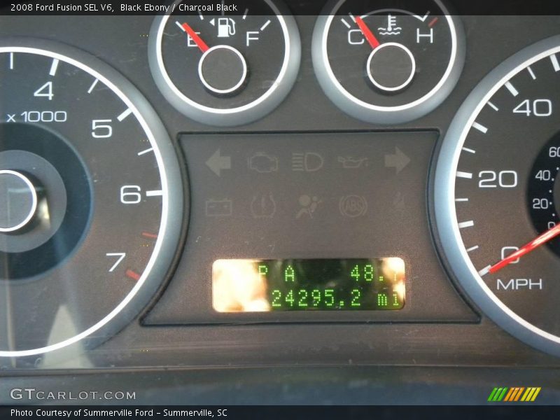 Black Ebony / Charcoal Black 2008 Ford Fusion SEL V6