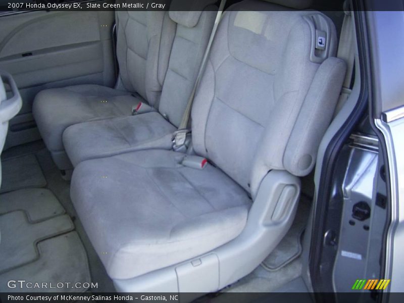 Slate Green Metallic / Gray 2007 Honda Odyssey EX