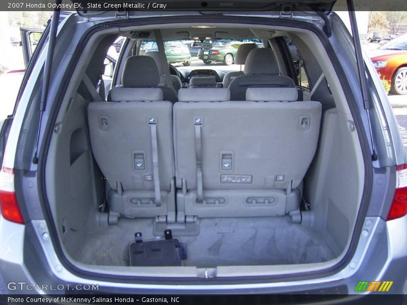 Slate Green Metallic / Gray 2007 Honda Odyssey EX