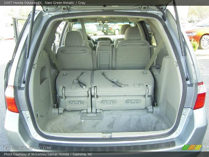 Slate Green Metallic / Gray 2007 Honda Odyssey EX