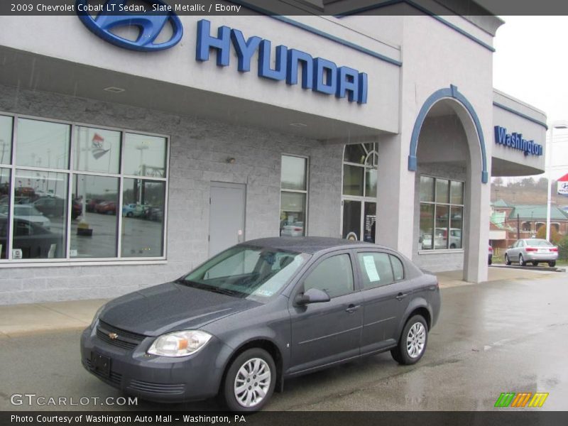 Slate Metallic / Ebony 2009 Chevrolet Cobalt LT Sedan