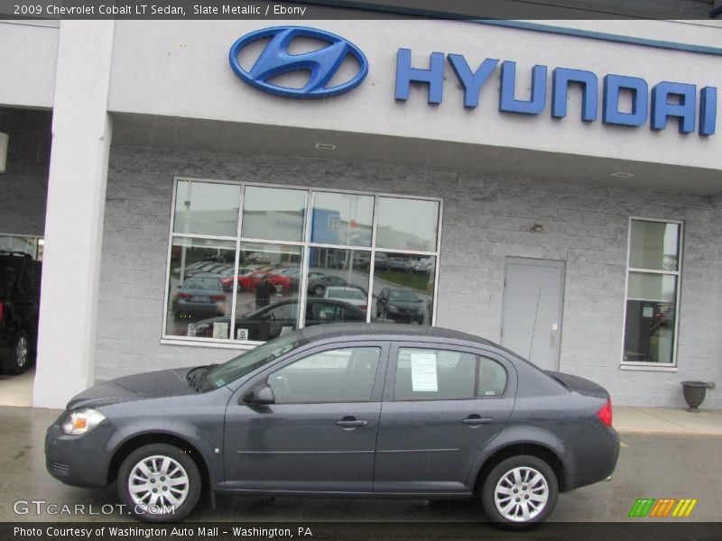 Slate Metallic / Ebony 2009 Chevrolet Cobalt LT Sedan