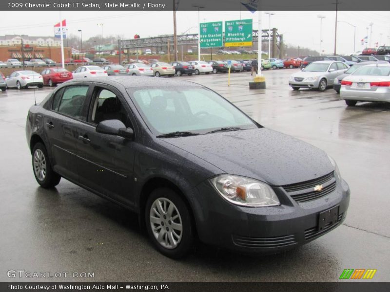 Slate Metallic / Ebony 2009 Chevrolet Cobalt LT Sedan