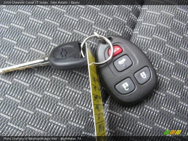 Slate Metallic / Ebony 2009 Chevrolet Cobalt LT Sedan