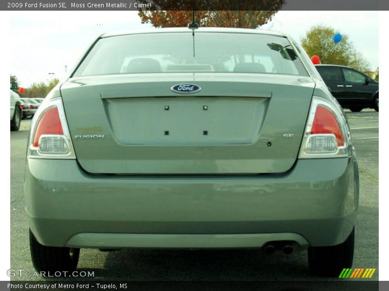 Moss Green Metallic / Camel 2009 Ford Fusion SE