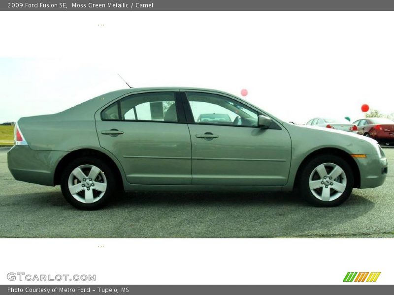 Moss Green Metallic / Camel 2009 Ford Fusion SE