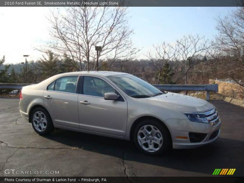 Smokestone Metallic / Medium Light Stone 2010 Ford Fusion SE