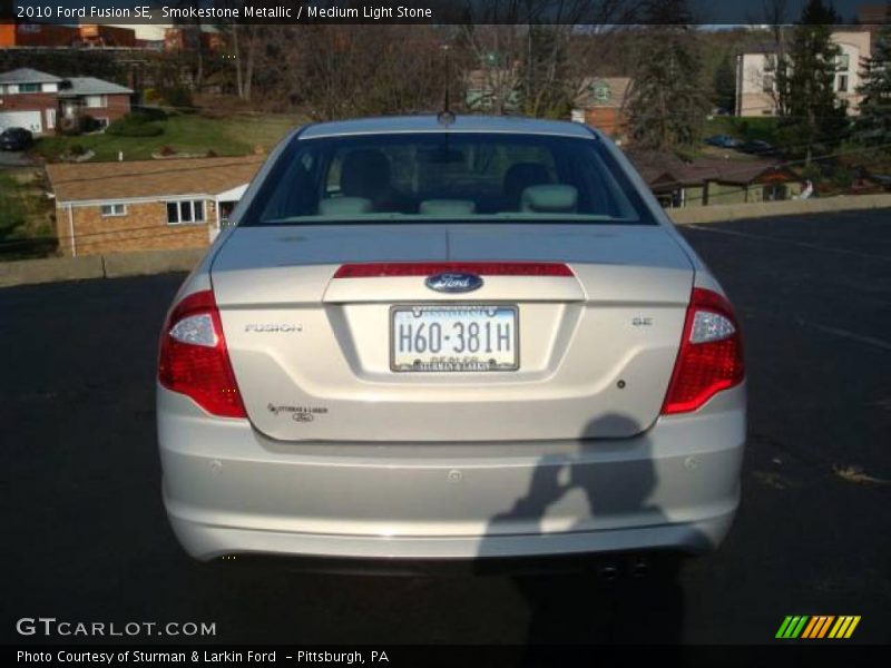 Smokestone Metallic / Medium Light Stone 2010 Ford Fusion SE