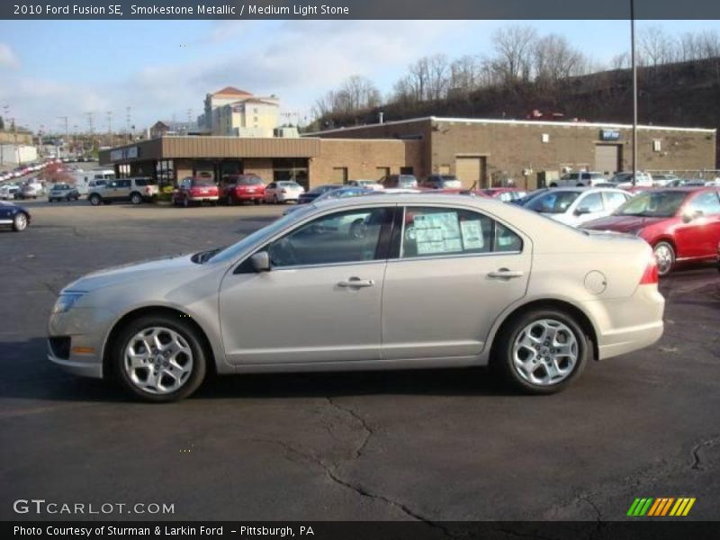Smokestone Metallic / Medium Light Stone 2010 Ford Fusion SE