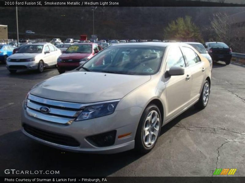 Smokestone Metallic / Medium Light Stone 2010 Ford Fusion SE